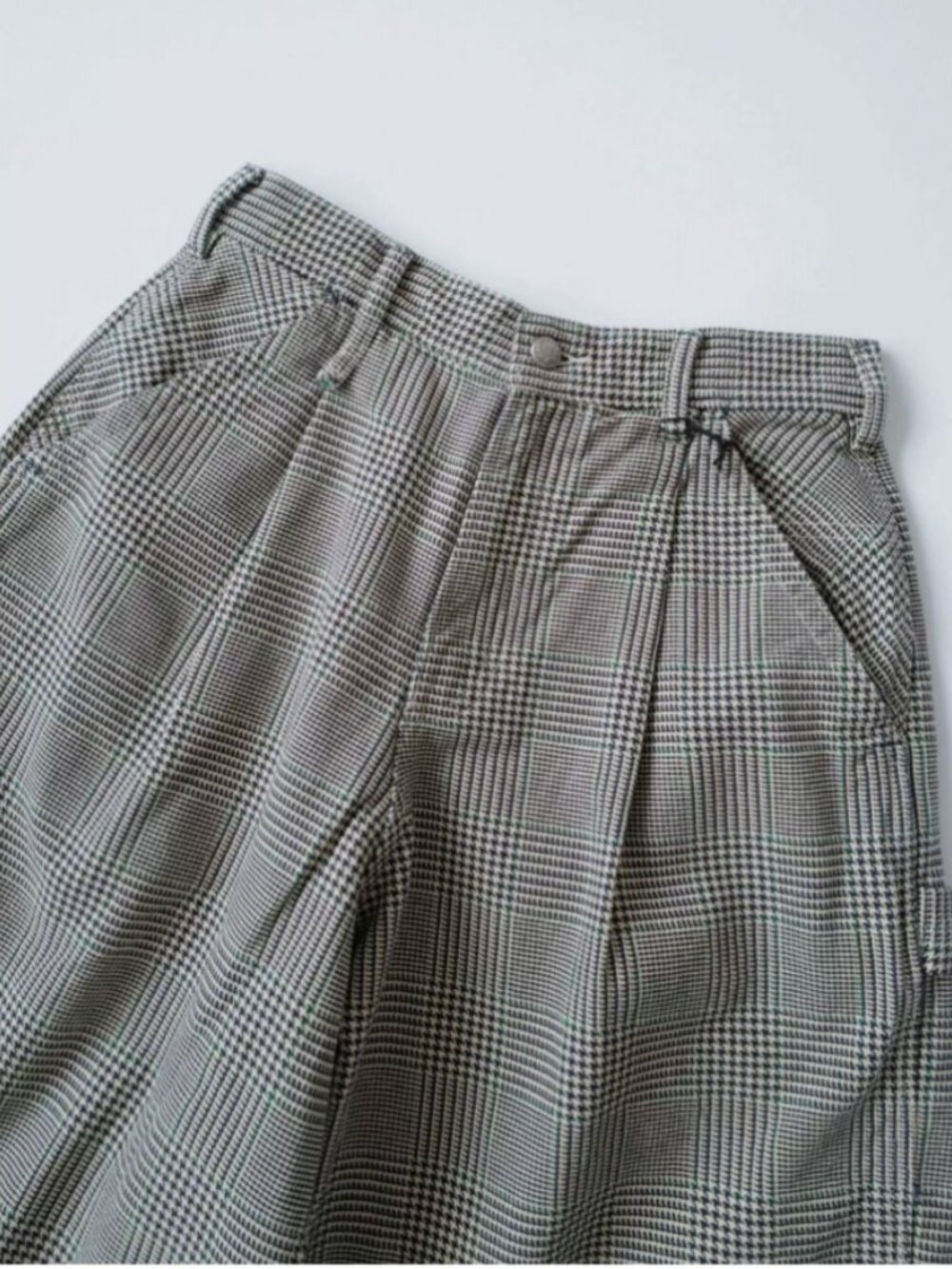 NWT R13 Jesse Carpenter Short - Prince of Wales Grey Check - Picture 6 of 9